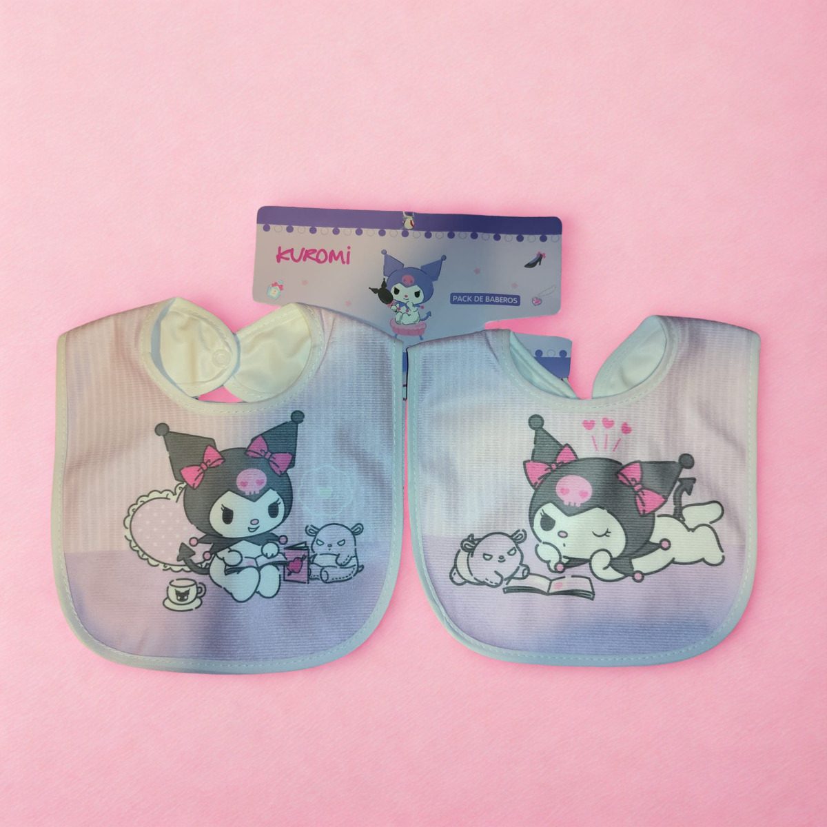 Pack 2 Baberos Kuromi - b